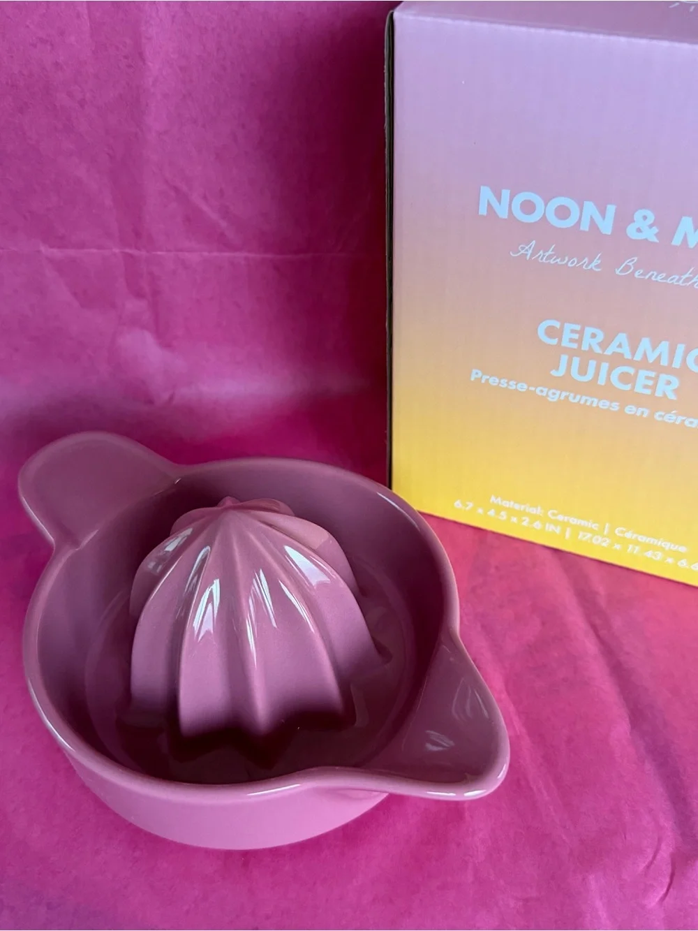 Ceramic Juicer - Pink
